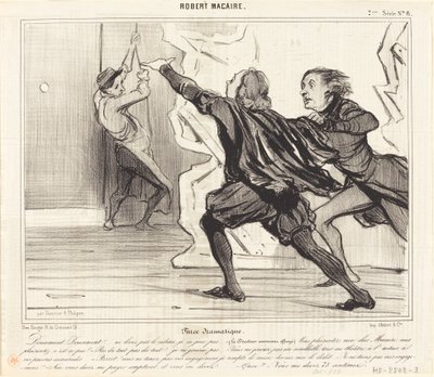 Farsa dramática de Honoré Daumier