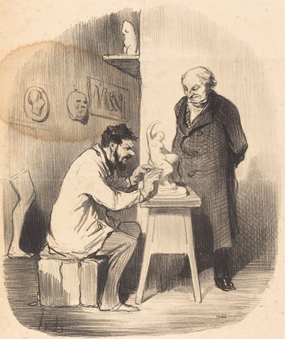 Eu vou ter que fazer você fazer isso um dia... de Honoré Daumier