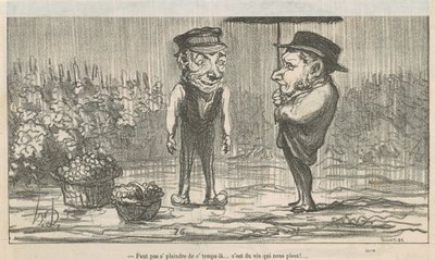 Não reclame desse clima... de Honoré Daumier