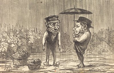 Não reclame desse clima... de Honoré Daumier