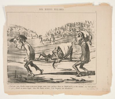 Você não deve se arrepender assim, meu pobre de Honoré Daumier
