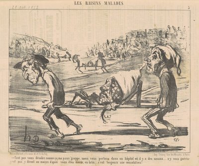 Não fique chateado assim... de Honoré Daumier