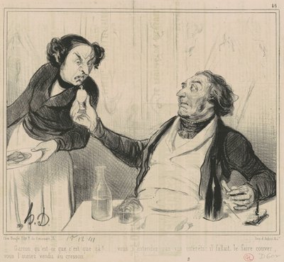 Rapaz, o que é isso?... de Honoré Daumier