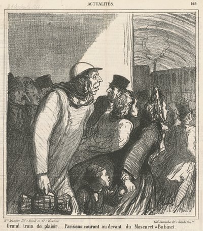 Grande trem divertido de Honoré Daumier