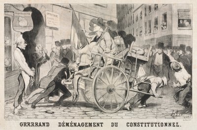 Grande Remoção do Estabelecimento Constitucional de Honoré Daumier