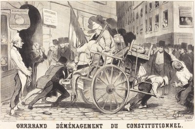 Grrrrand Relocação do Tribunal Constitucional de Honoré Daumier