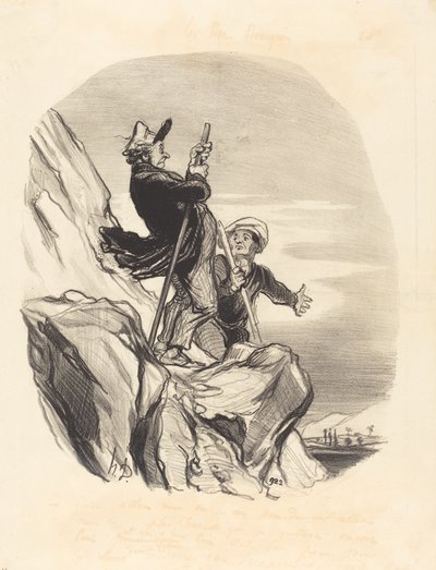 Guia, vamos... em nome do céu... de Honoré Daumier