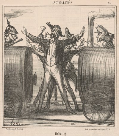 Pare!!! de Honoré Daumier