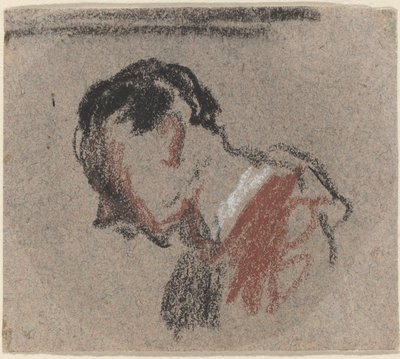 Cabeça de um homem de Honoré Daumier
