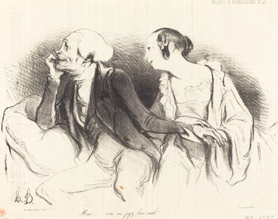 Henri!... você me julga muito mal!... de Honoré Daumier