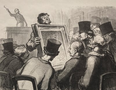 Hotel Bouillon: Entusiastas de imagens. de Honoré Daumier