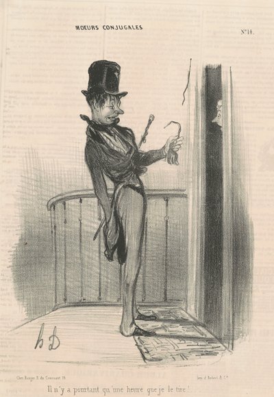 No entanto, eu só tenho filmado por uma hora! de Honoré Daumier