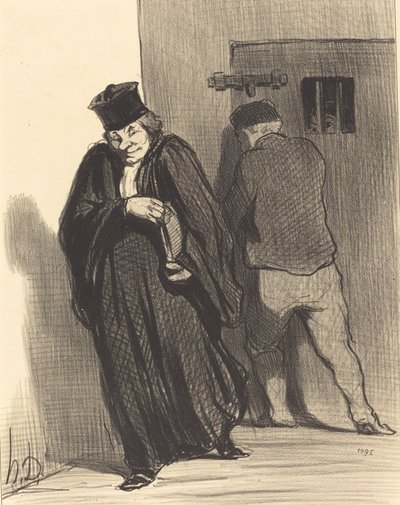 Il parait... que mon gaillard est un grand scélérat... de Honoré Daumier