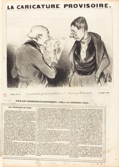 Mas há pessoas que se parecem com isso! de Honoré Daumier