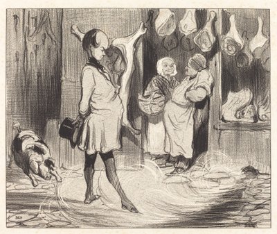 Impressões de viagem de um grande poeta de Honoré Daumier