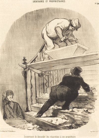 Inconveniente de demander des réparations... de Honoré Daumier
