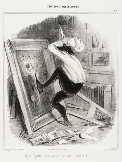 Pátria ingrata, você não terá meu trabalho! de Honoré Daumier