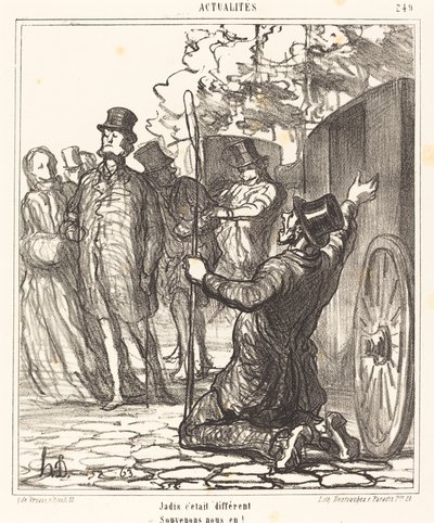 Costumava ser diferente de Honoré Daumier