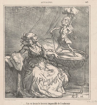 eu o embalei... de Honoré Daumier