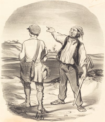 Eu vi uma lebre... oito dias atrás! de Honoré Daumier