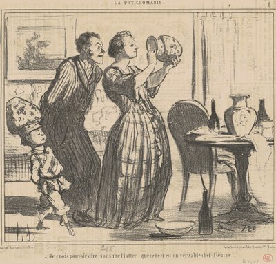 Acho que posso dizer, sem me lisonjear... de Honoré Daumier