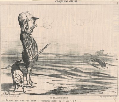 Acho que é uma lebre... de Honoré Daumier