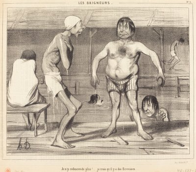 Eu não vou voltar lá de novo!... eu acho... de Honoré Daumier