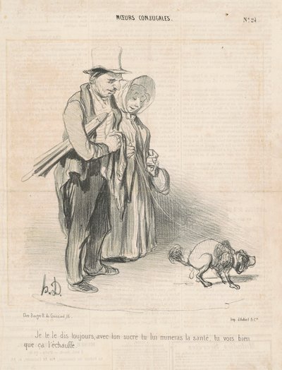 Eu sempre te digo, com seu açúcar... de Honoré Daumier