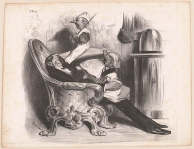 Karikatuur van ministro Antoine Maurice Apollinaire d