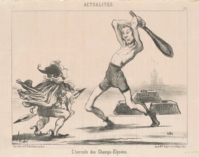 O Hércules dos Campos Elísios de Honoré Daumier