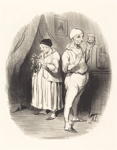 O olho do mestre de Honoré Daumier