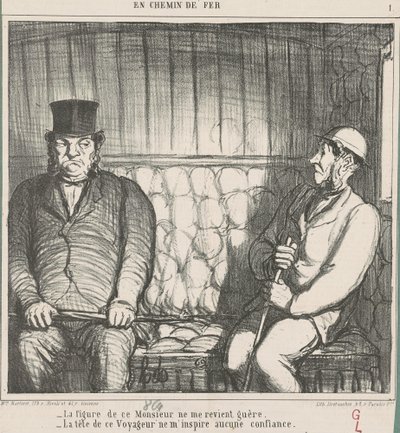 O rosto deste senhor dificilmente vem à mente... de Honoré Daumier