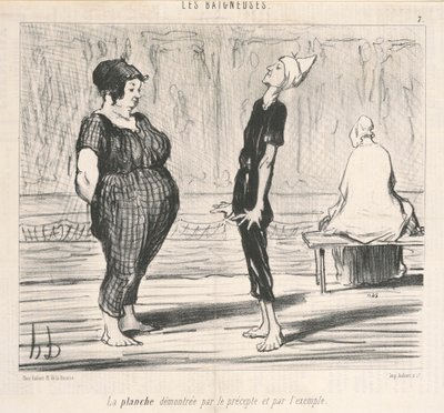 A prancha demonstrada pelo preceito... de Honoré Daumier