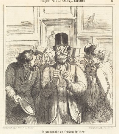 A caminhada do crítico influente de Honoré Daumier