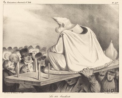 cabeça balançando de Honoré Daumier