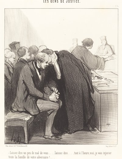 Vamos falar um pouco mal de você... de Honoré Daumier