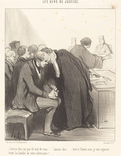 Vamos falar um pouco mal de você... de Honoré Daumier