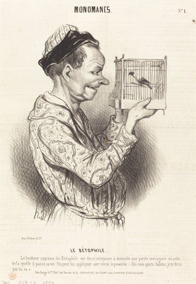 O Betófilo de Honoré Daumier