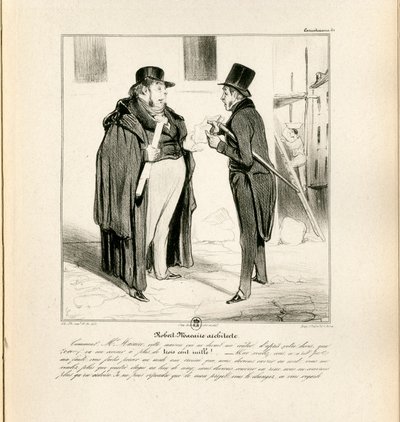 Le Charivari, Satirical in B & W de Honoré Daumier