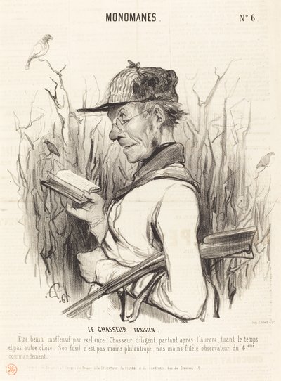 Le Chasseur Parisien de Honoré Daumier