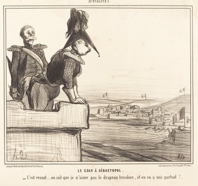 Le Czar a Sébastopol de Honoré Daumier