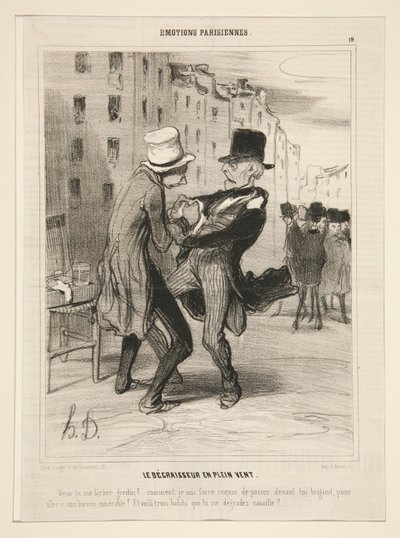 O desengordurante ao ar livre de Honoré Daumier