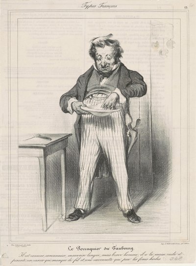 O Wigmaker do Faubourg de Honoré Daumier