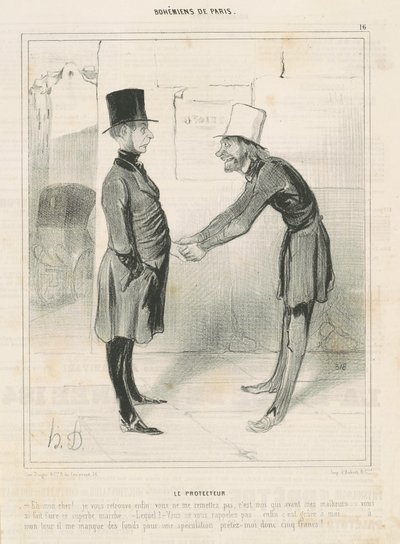 O protetor de Honoré Daumier