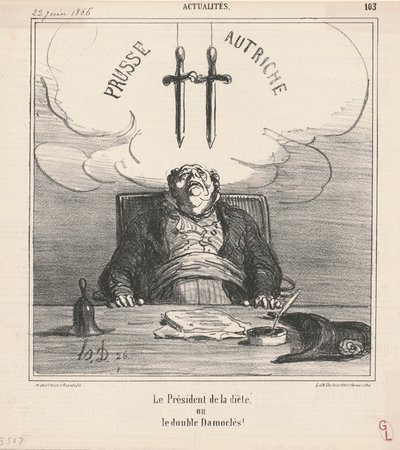 O presidente da Dieta de Honoré Daumier