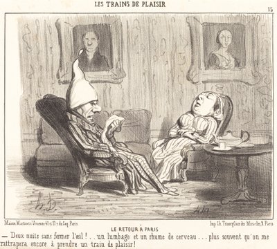 O Retorno a Paris de Honoré Daumier