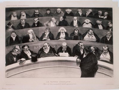 O ventre legislativo de Honoré Daumier