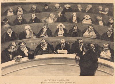 A barriga Legislativa de Honoré Daumier