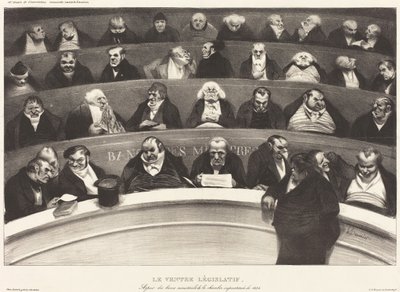 A Barriga Legislativa de Honoré Daumier