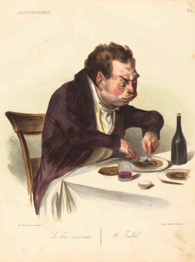 Le bon morceau de Honoré Daumier